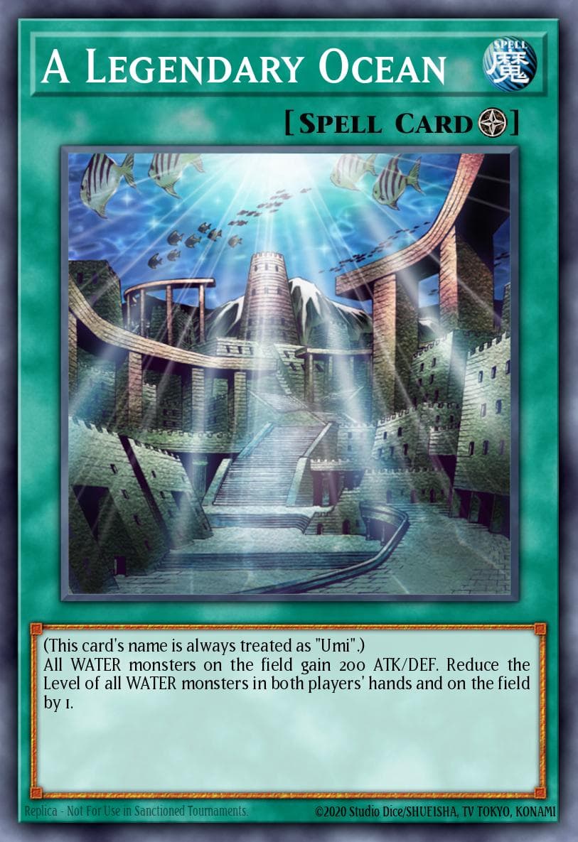 A Legendary Ocean DB card