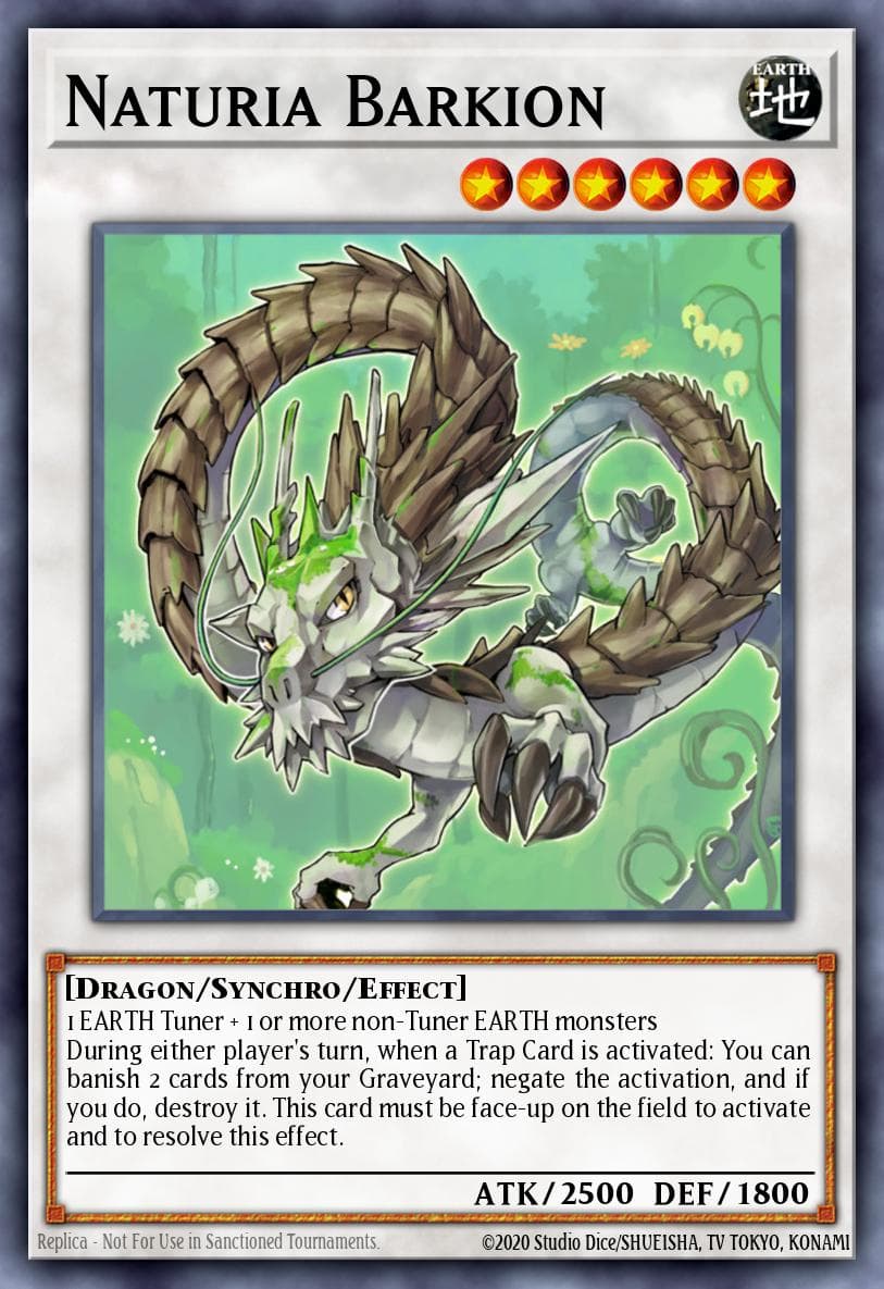 Naturia Barkion Premium Gold: Return of the Bling card