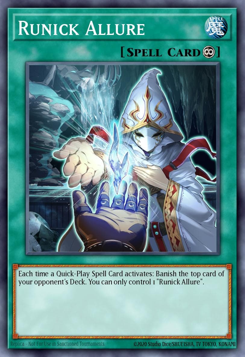 Runick Allure Tactical Masters card