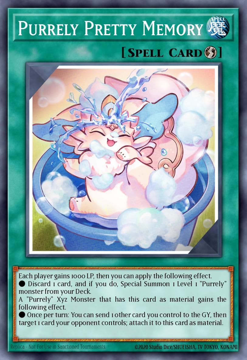 Purrely Pretty Memory Amazing Defenders card