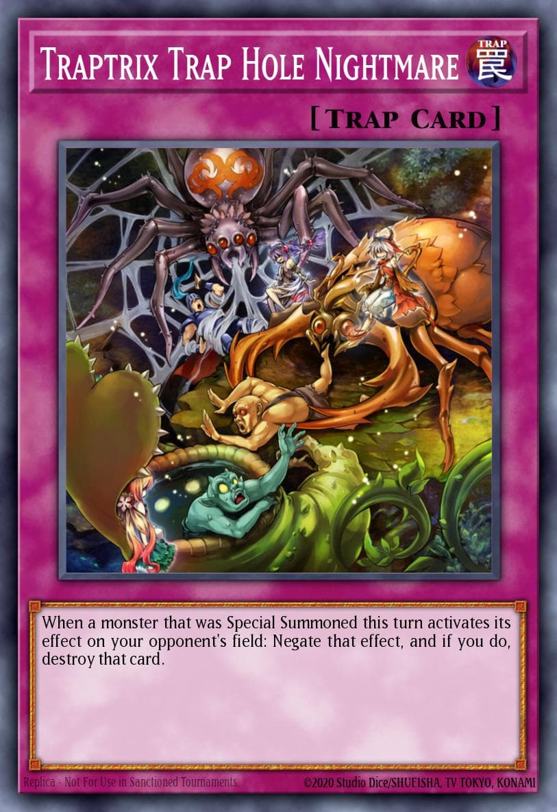 Traptrix Trap Hole Nightmare Structure Deck: Powercode Link card