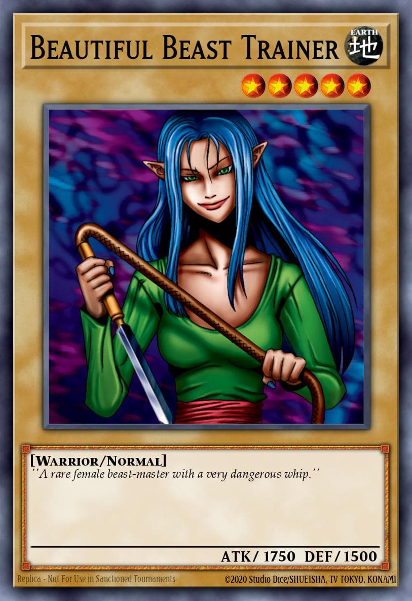 Beautiful Beast Trainer 遊戲王 card