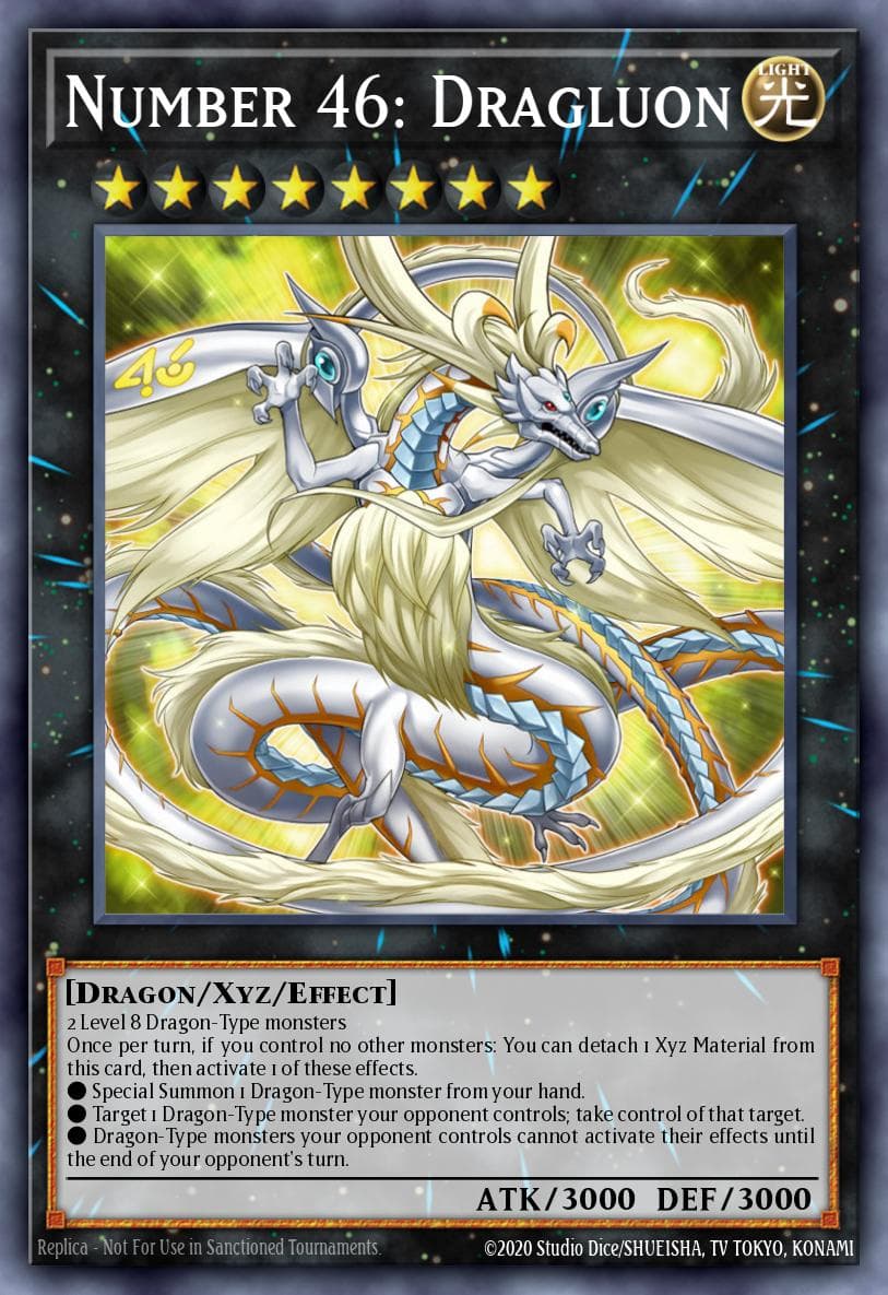 Number 46: Dragluon Shadow Specters: Special Edition card