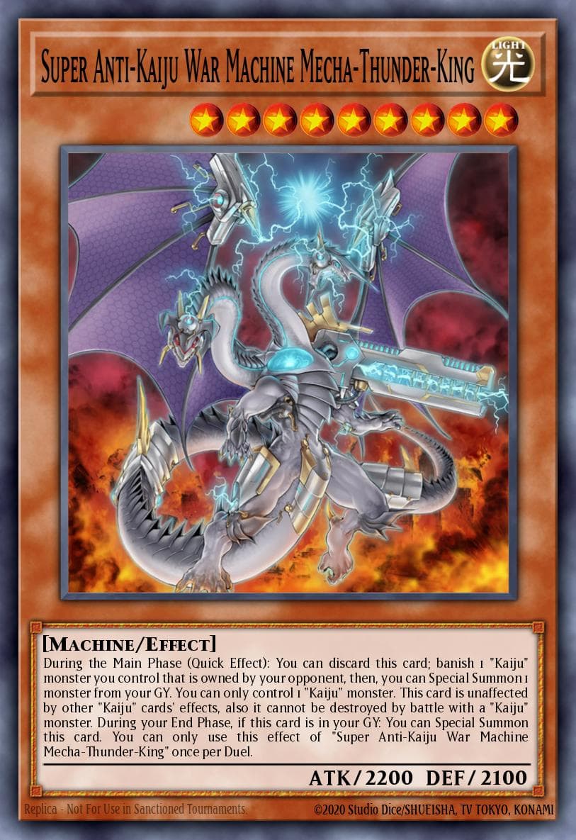 Super Anti-Kaiju War Machine Mecha-Thunder-King 2020 Tin of Lost Memories Mega Pack card