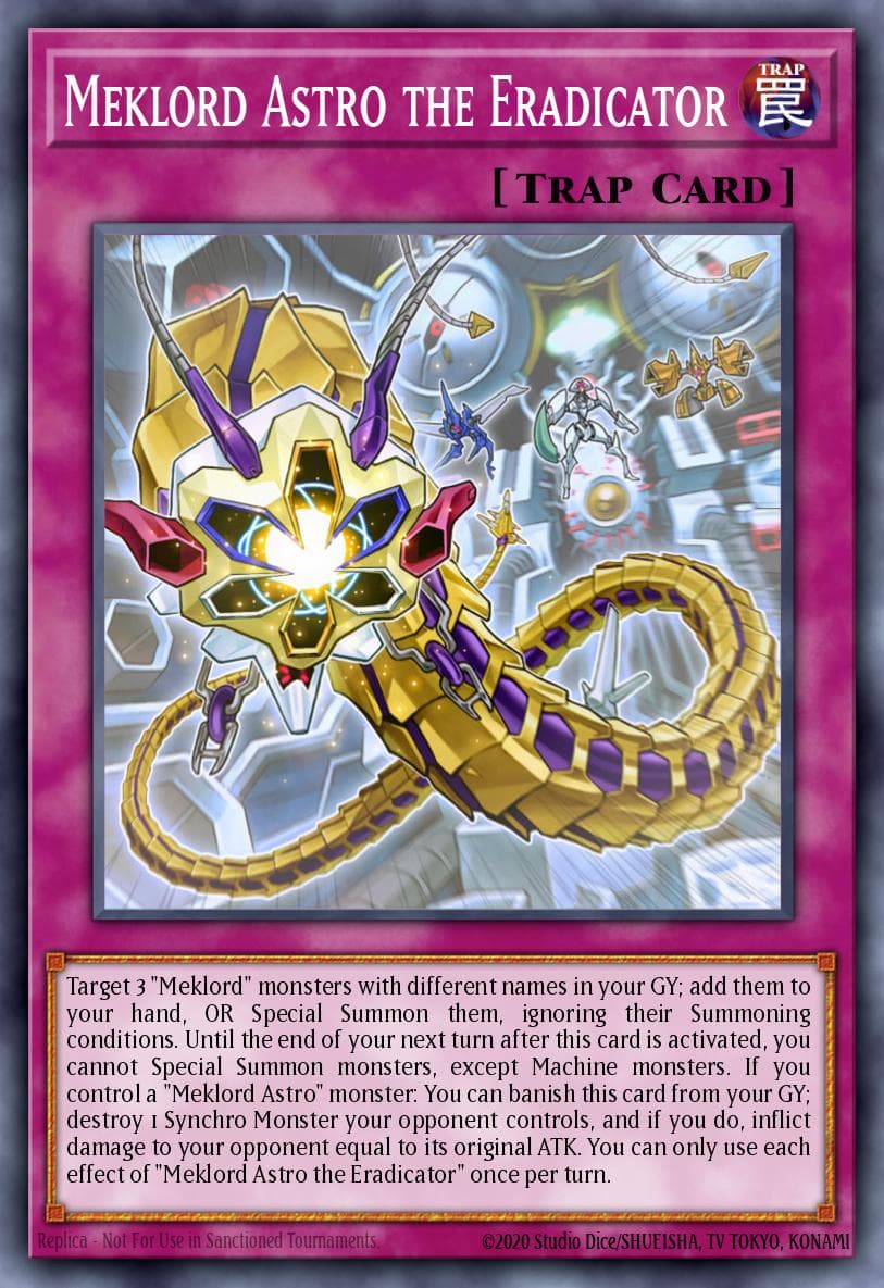 Meklord Astro the Eradicator Legendary Duelists: Rage of Ra card