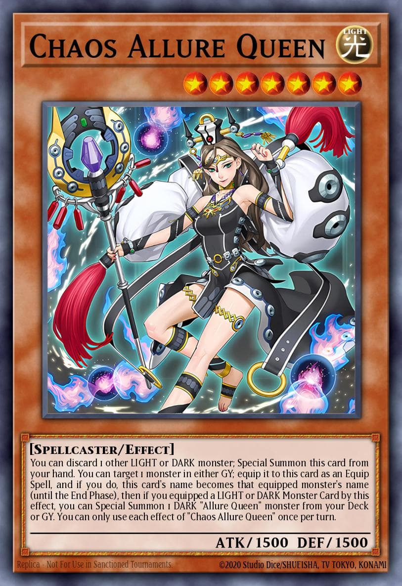 Chaos Allure Queen Rage of the Abyss card