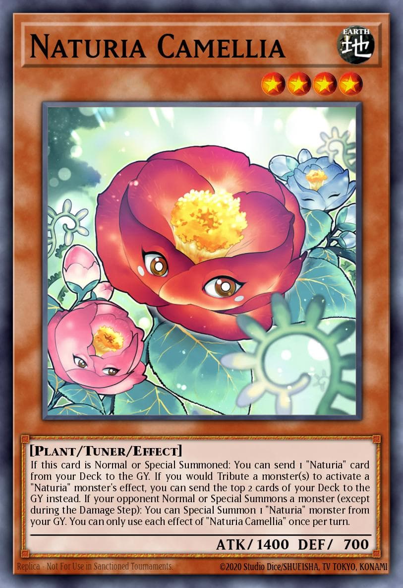 Naturia Camellia 25th Anniversary Tin: Dueling Heroes Mega Pack card