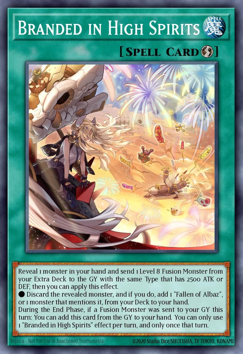 Branded in High Spirits Burst of Destiny card