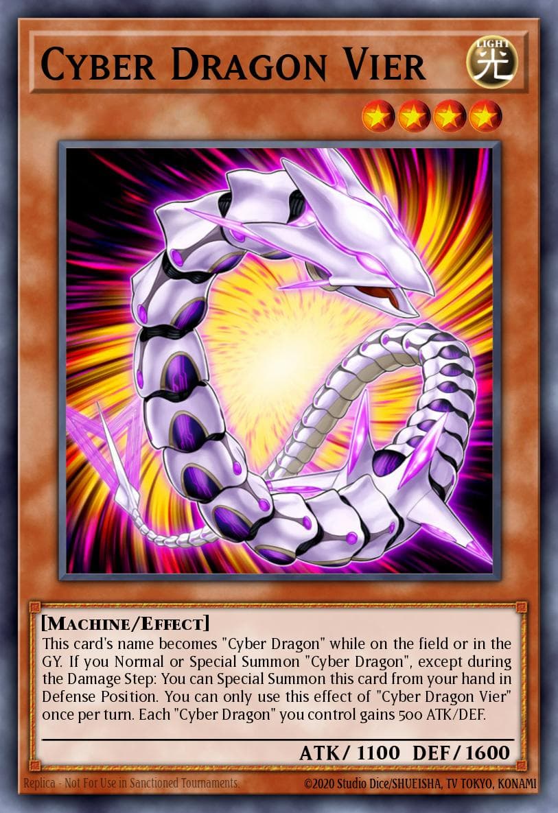 Cyber Dragon Vier Structure Deck: Cyber Strike card