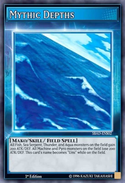 Mythic Depths Speed Duel: Attack from the Deep card