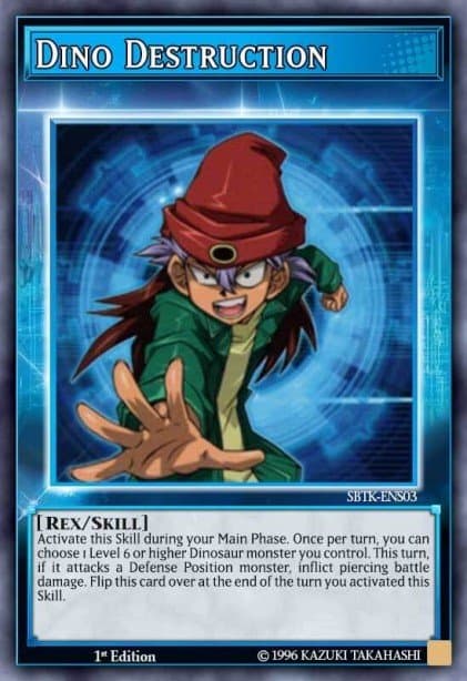 Dino Destruction Speed Duel: Trials of the Kingdom Sneak Peek participation cards card