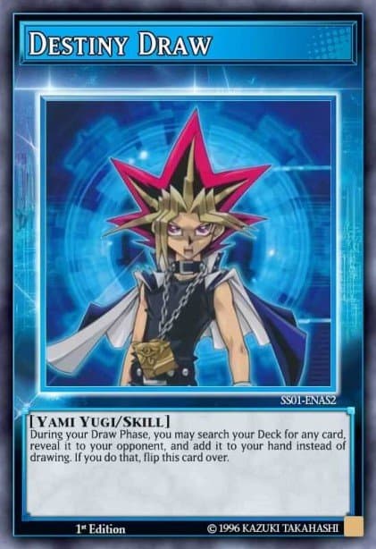 Destiny Draw (Skill Card) Yu-Gi-Oh! Day April 2019 promotional card card