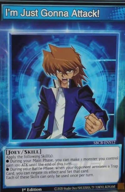 I'm Just Gonna Attack! Speed Duel: Battle City Box card