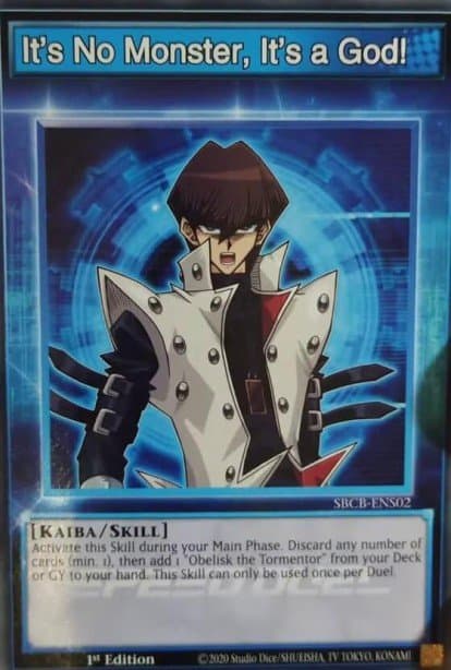 It's No Monster, It's a God! Speed Duel: Battle City Box card