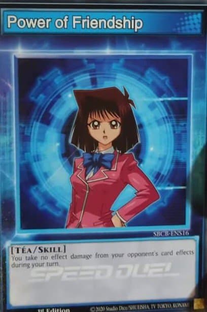 Power of Friendship Speed Duel: Battle City Box card