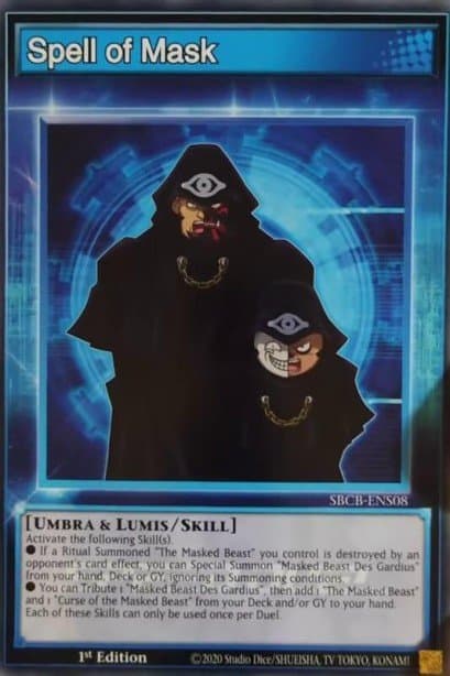 Spell of Mask Speed Duel: Battle City Box card
