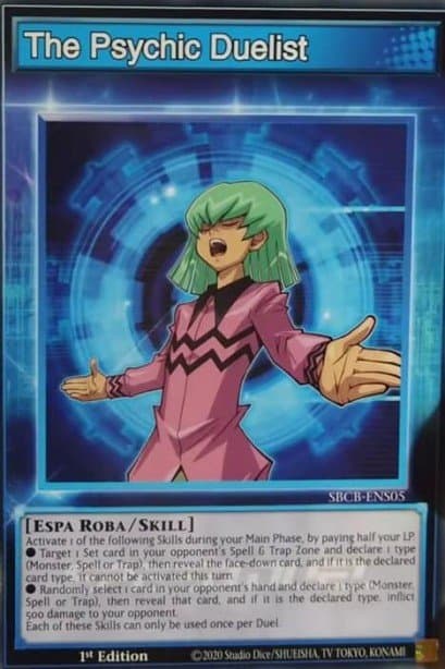 The Psychic Duelist Speed Duel: Battle City Box card