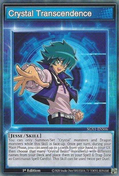 Crystal Transcendence Speed Duel GX: Duel Academy Box card