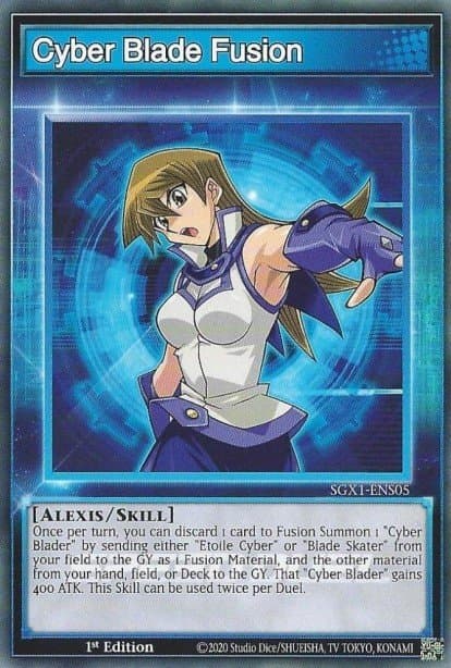 Cyber Blade Fusion Speed Duel GX: Duel Academy Box card