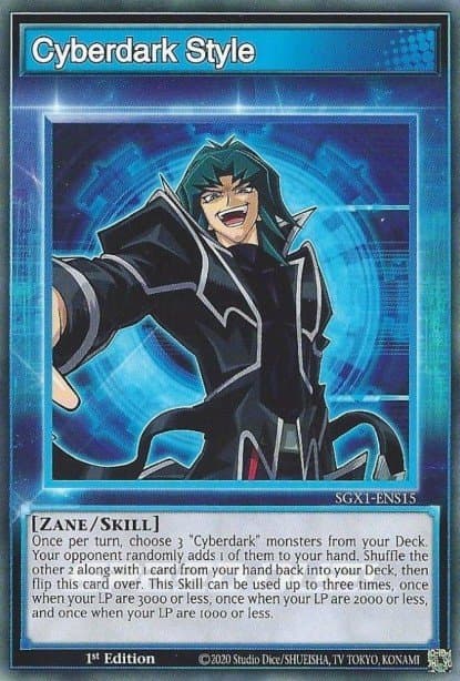 Cyberdark Style (Skill Card) Speed Duel GX: Duel Academy Box card