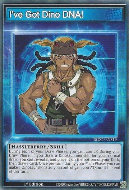 I've Got Dino DNA! Speed Duel GX: Duel Academy Box card