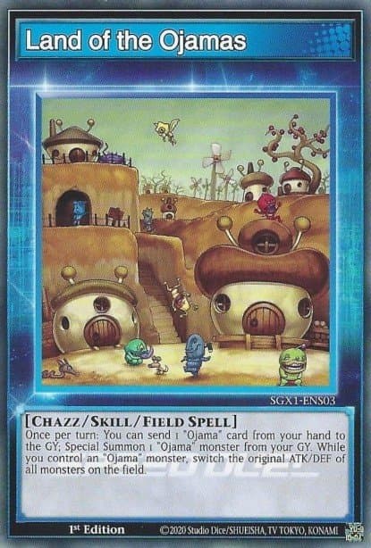 Land of the Ojamas (Skill Card) Speed Duel GX: Duel Academy Box card