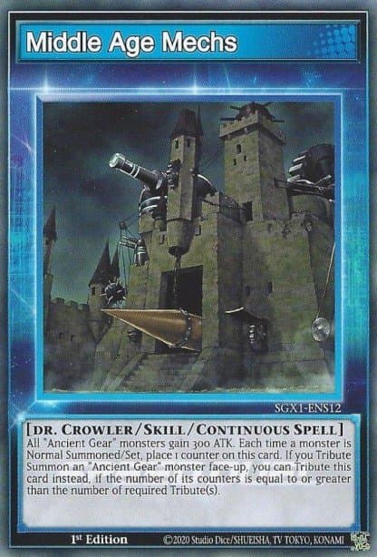 Middle Age Mechs (Skill Card) Speed Duel GX: Duel Academy Box card