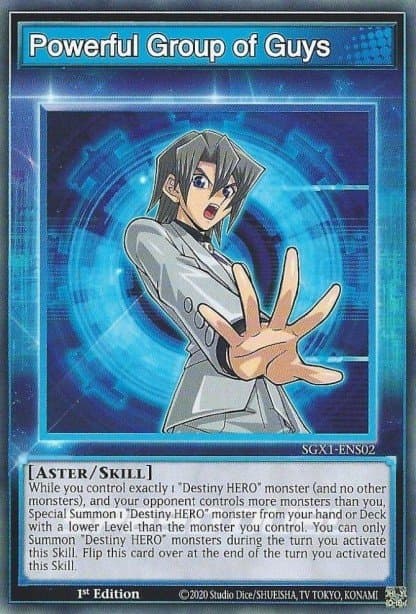Powerful Group of Guys Speed Duel GX: Duel Academy Box card