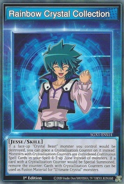 Rainbow Crystal Collection Speed Duel GX: Duel Academy Box card