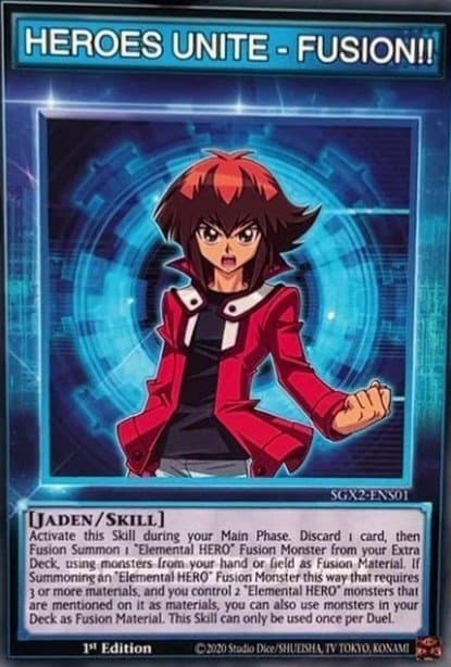 HEROES UNITE - FUSION!! Speed Duel GX: Midterm Paradox card