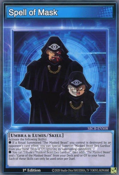Spell of Mask (Skill Card) Speed Duel: Battle City Box card