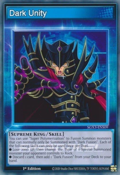 Dark Unity Speed Duel GX: Duelists of Shadows card