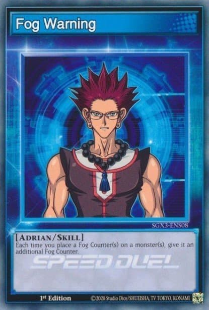 Fog Warning 遊戲王 card
