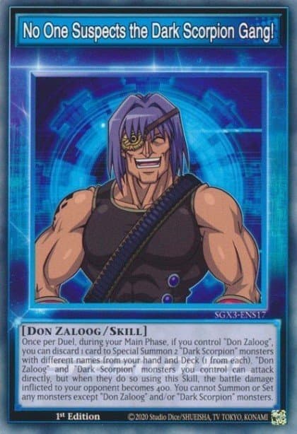 No One Suspects the Dark Scorpion Gang! Speed Duel GX: Duelists of Shadows card