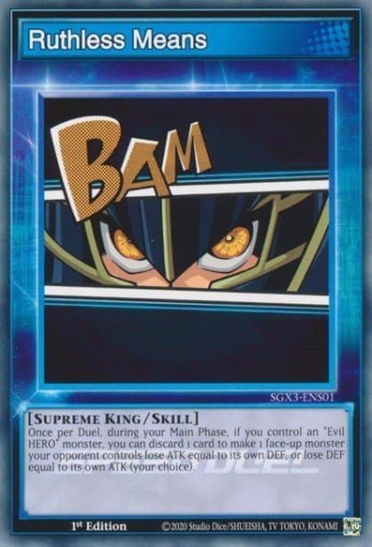Ruthless Means Speed Duel GX: Duelists of Shadows card