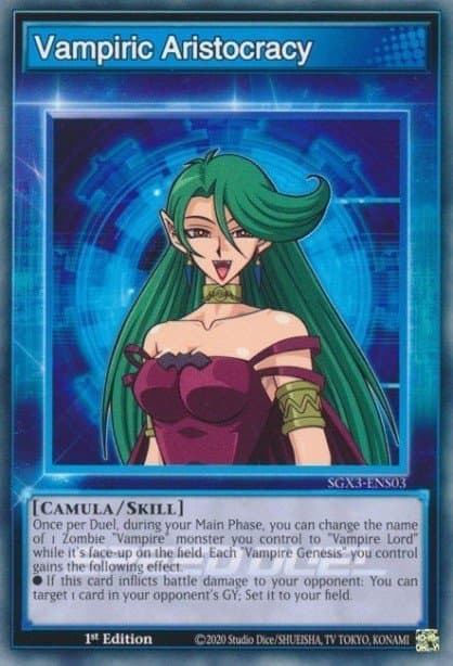 Vampiric Aristocracy Speed Duel GX: Duelists of Shadows card