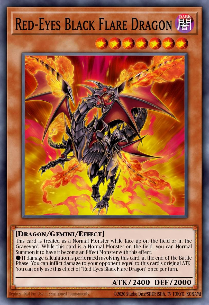 Red-Eyes Black Flare Dragon Clash of Rebellions: Special Edition card