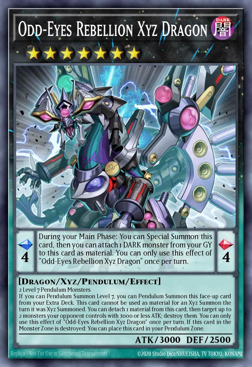 Odd-Eyes Rebellion Xyz Dragon Battles of Legend: Monstrous Revenge card