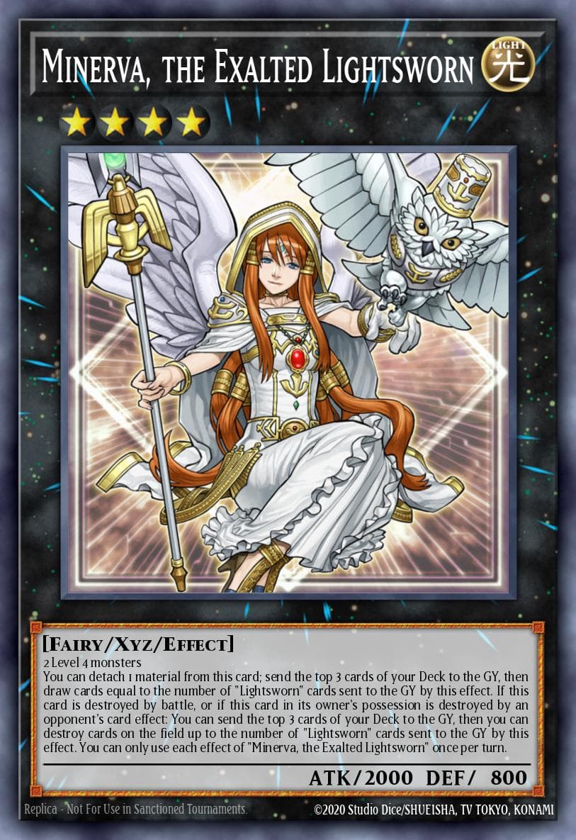 Minerva, the Exalted Lightsworn Battles of Legend: Chapter 1 card