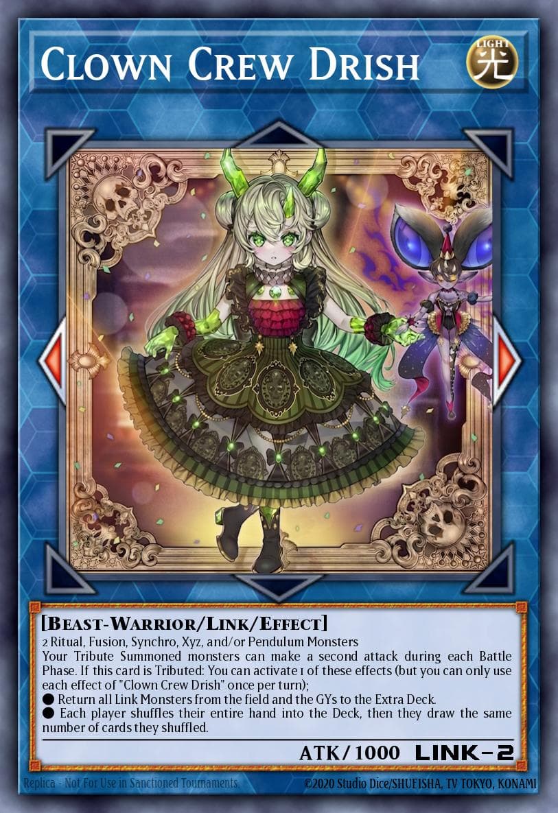 小丑戏帮 朵莉诗 遊戲王 card