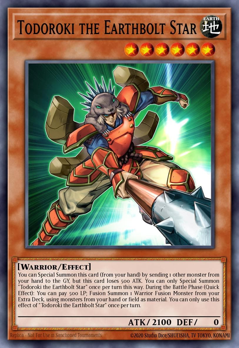 Todoroki the Earthbolt Star Battles of Legend: Crystal Revenge card