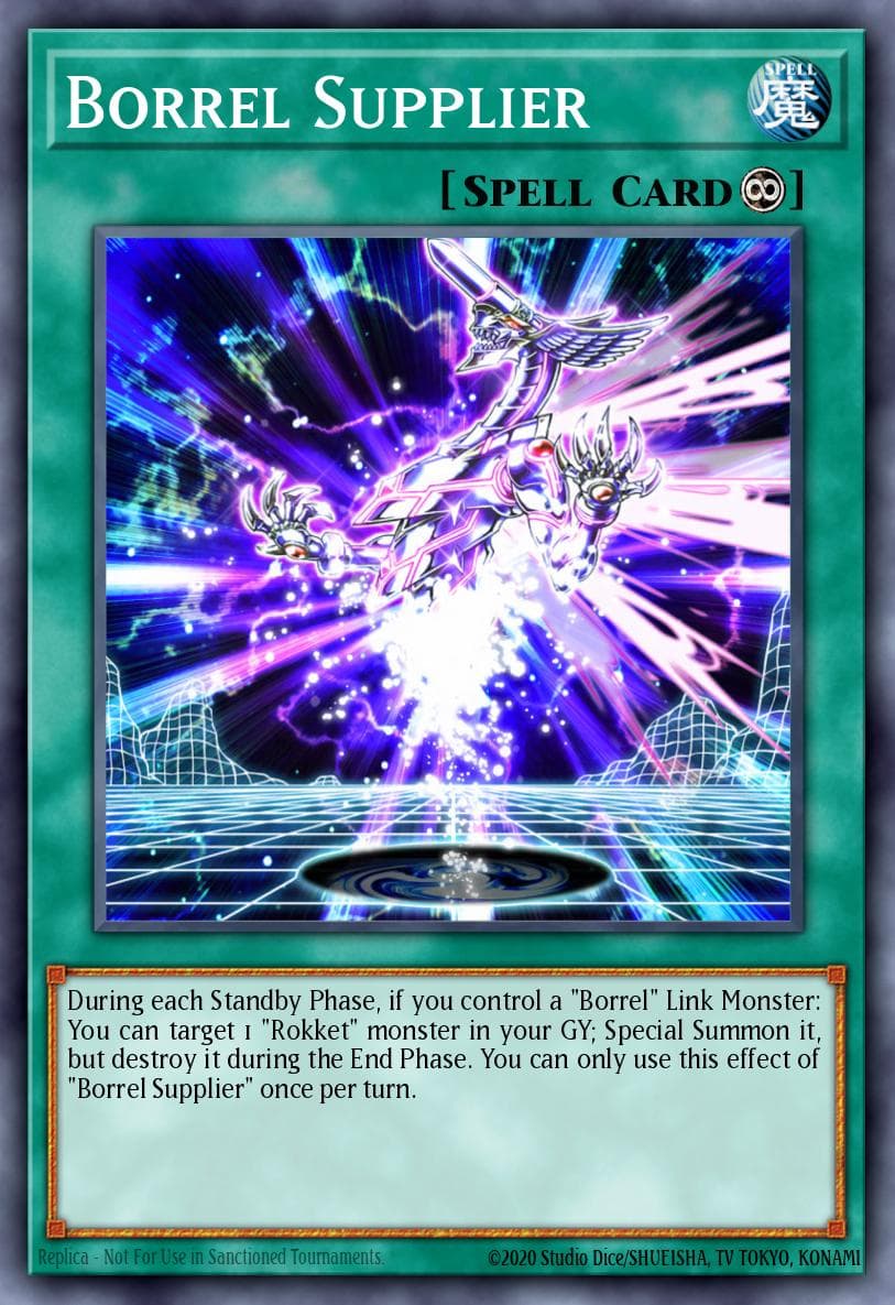 Borrel Supplier Structure Deck: Rokket Revolt card