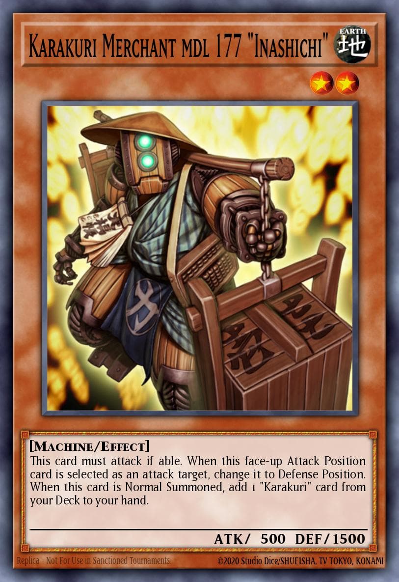 Karakuri Merchant mdl 177 "Inashichi" Starstrike Blast Sneak Peek Participation Card card