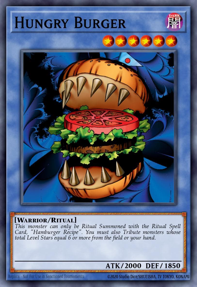 Hungry Burger Spell Ruler card