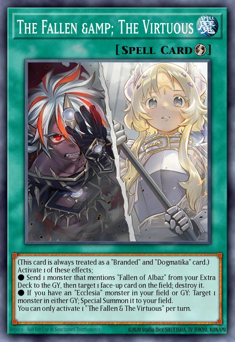 The Fallen &amp; The Virtuous THE CHRONICLES DECK: The Fallen & The Virtuous (All-Foil Edition) card