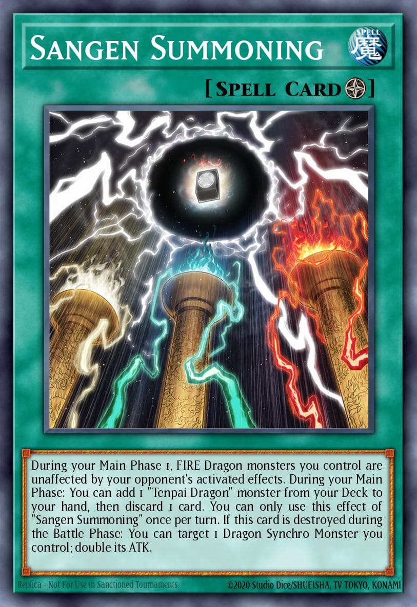 Sangen Summoning Legacy of Destruction card