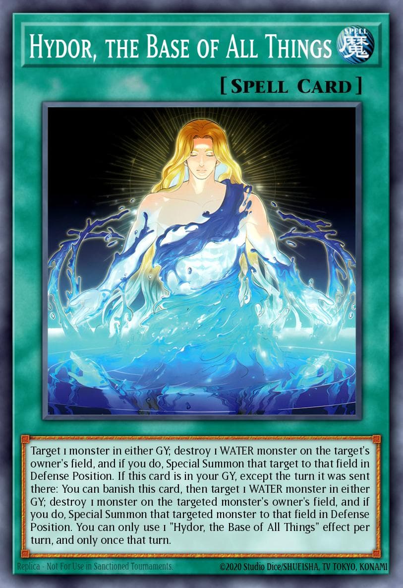 Hydor, the Base of All Things Supreme Darkness card