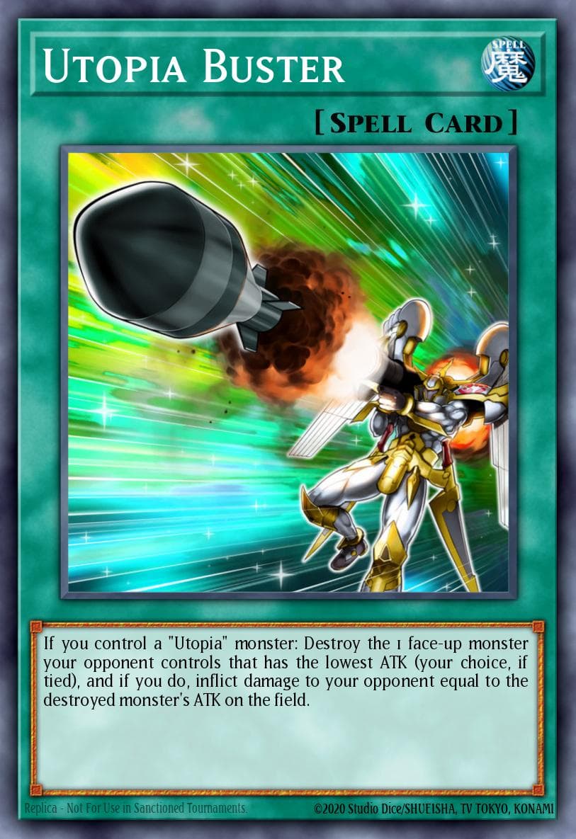 Utopia Buster Premium Gold card