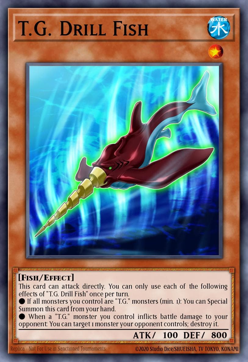 T.G. Drill Fish Battles of Legend: Chapter 1 card