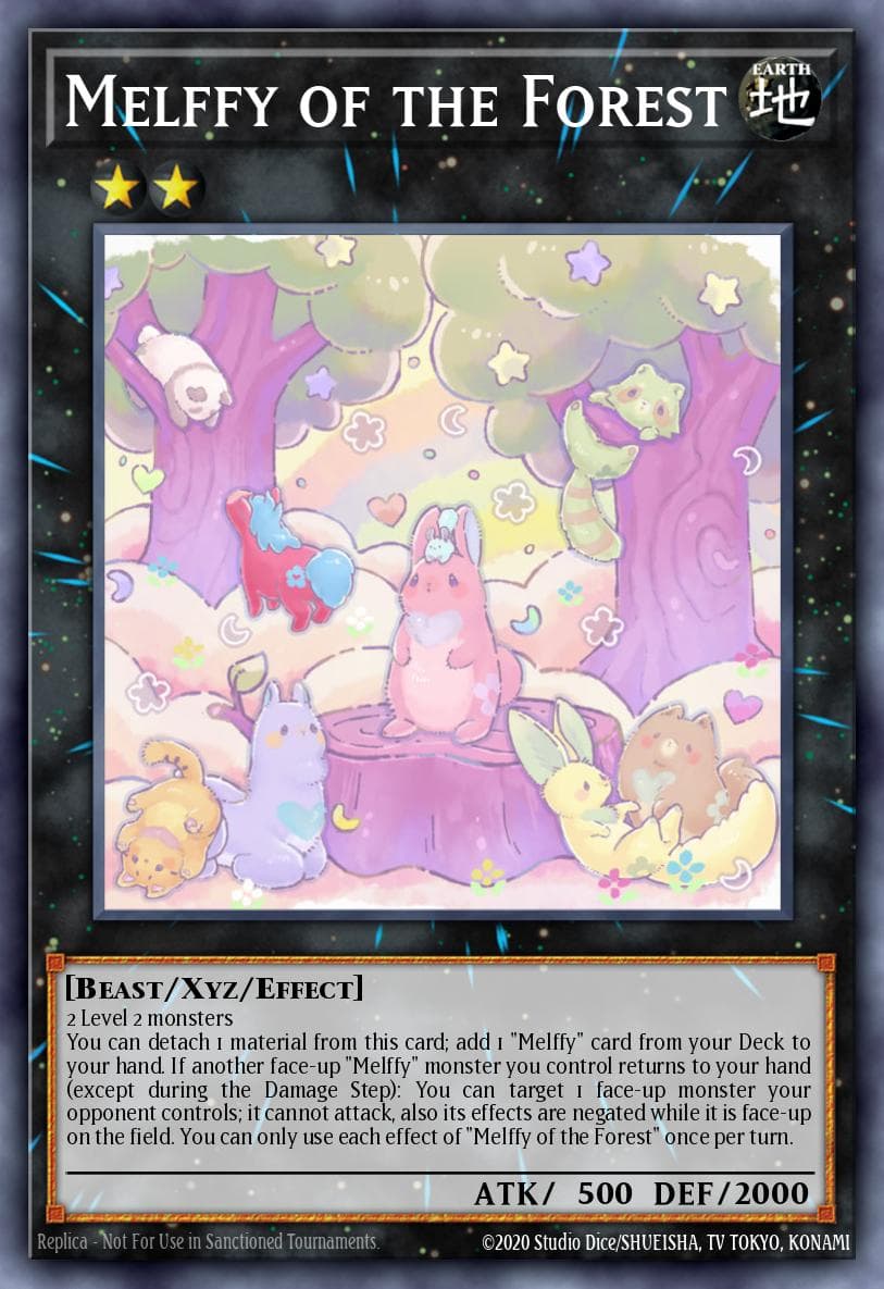 Melffy of the Forest Rise of the Duelist Premiere! promotional card card
